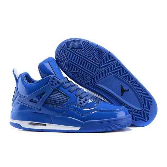 Air Jordan 4 Mirror Men Shoes Blue White